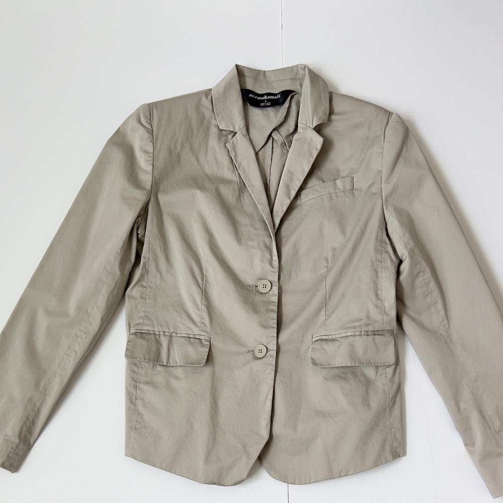 Norma Kamali vintage Women's Beige Blazer